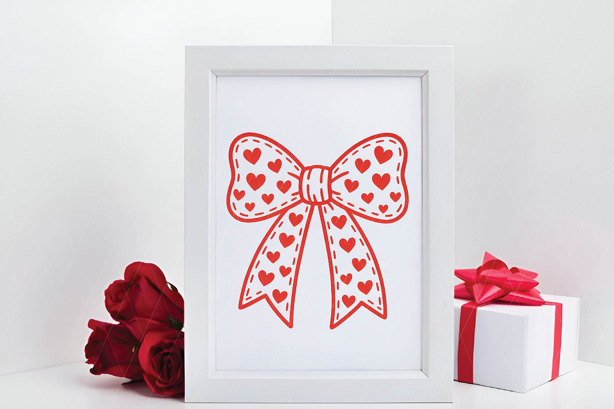 Valentine Coquette Bow PNG, an Illustration by DreamPrint404 (Photo 4 of 8)