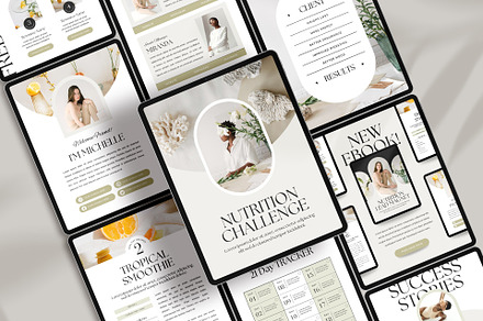 Detox Program Nutrition Challenge, a Magazine Template by Studio Loire