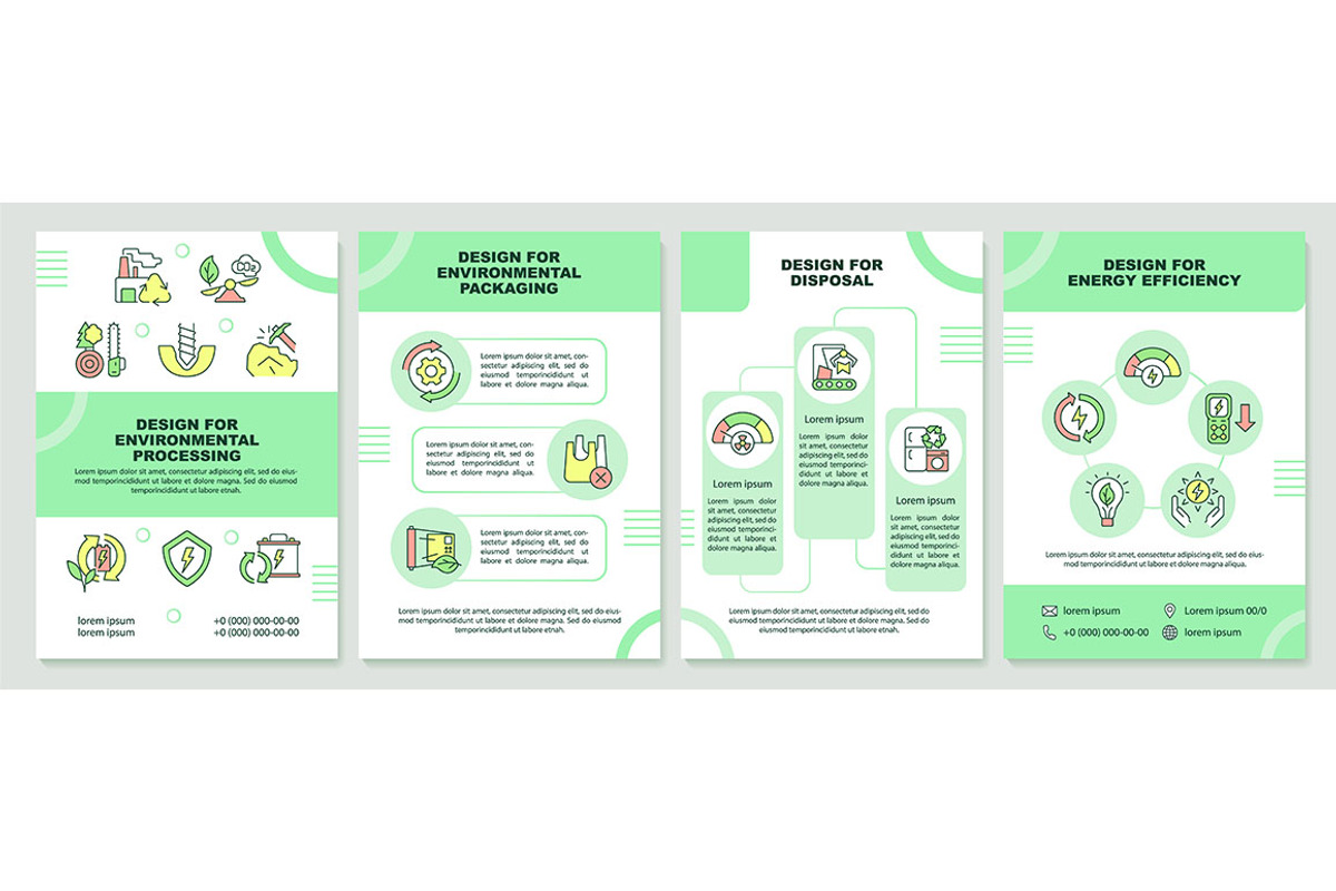Design for environment brochure, a Brochure Template by IMG Visuals