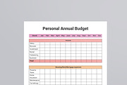 Budget Templates, a Stationery Template by MightyDesign (Thumbnail 2 of 8)