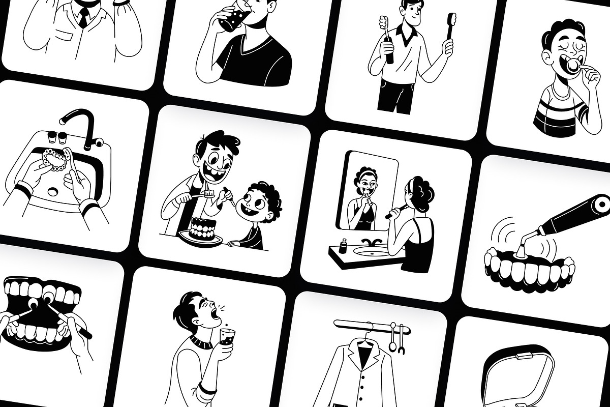 Dentist Drawing Illustration, a Healthcare Illustration by Vectors Market (Photo 6 of 9)
