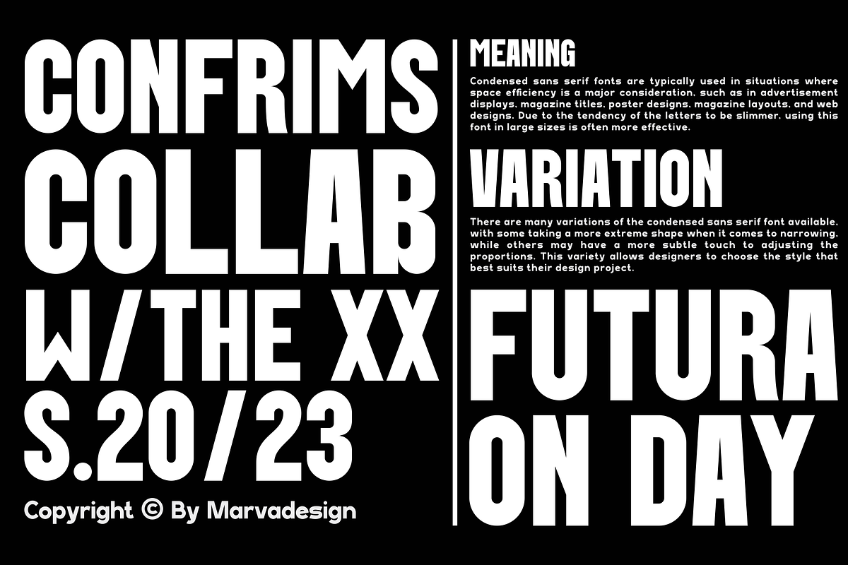 Pollard - A Modern Condensed, a Sans Serif Font by Marvadesign (Photo 3 of 7)