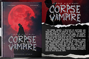 Novocane – Horror Metal Display Font, a Blackletter Font by dansdesign (Thumbnail 11 of 12)