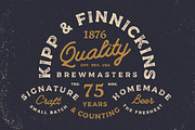 10 Vintage Americana Logos, a Branding & Logo Template by Chad Alan Steinborn (Thumbnail 4 of 10)