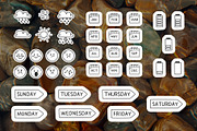 Daily Planner Stickers Pack, a Decorative Illustration by IMG Visuals (Thumbnail 4 of 8)