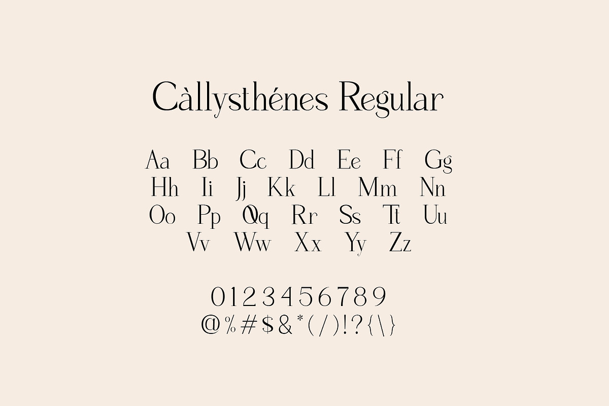 Callysthenes Serif Font, a Serif Font by Jrray Studio (Photo 5 of 12)