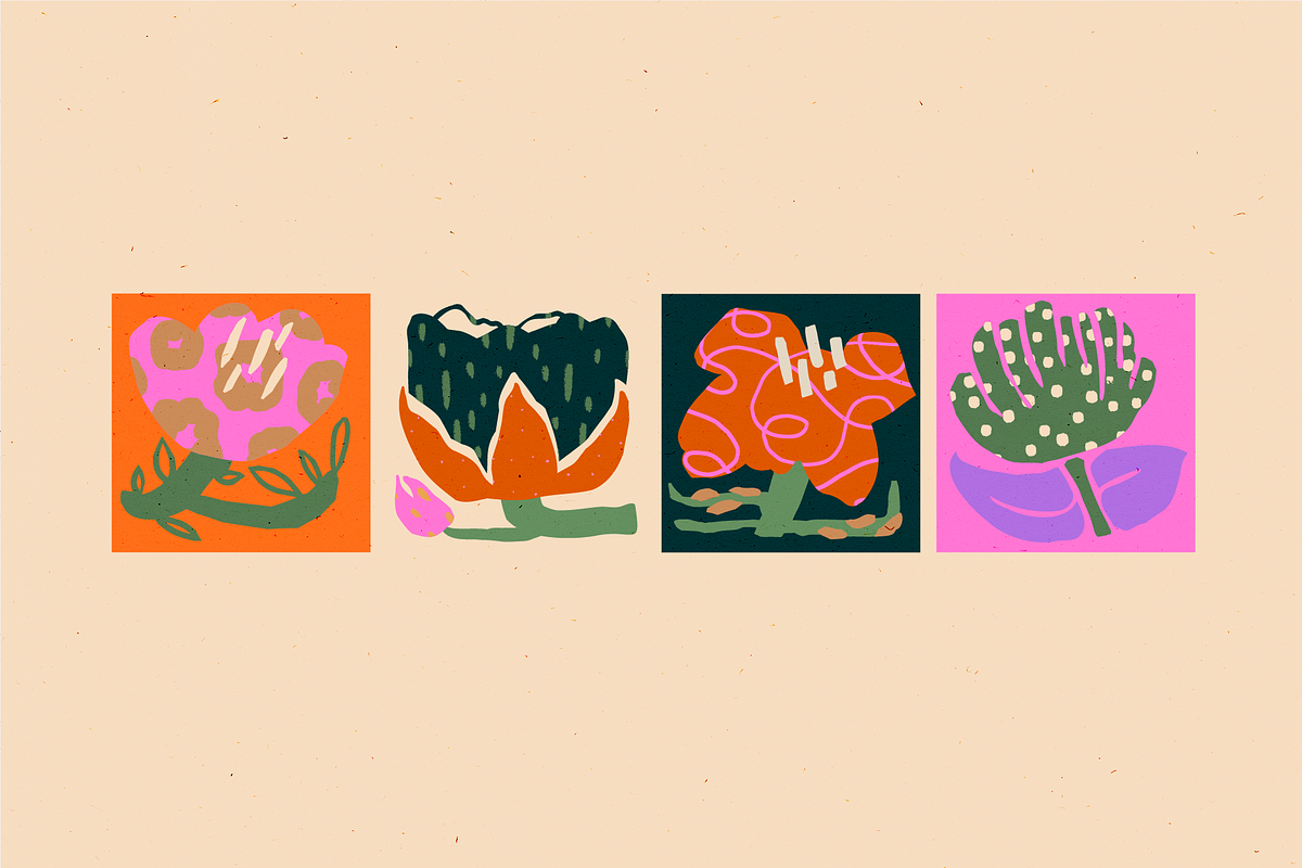 Blooming surface. Paper cut flowers, an Object Graphic by My.Ordinarty (Photo 10 of 16)