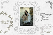 Whimsical Flourish Frames, an Object Graphic by PaperJamLab (Thumbnail 1 of 10)