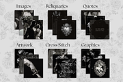 Medieval Romance Social Media Bundle, a Social Media Template by The Flossy Finch (Thumbnail 15 of 23)