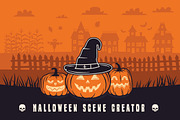 Halloween Scene Creator, a Background Graphic by DenysHolovatiuk (Thumbnail 2 of 4)