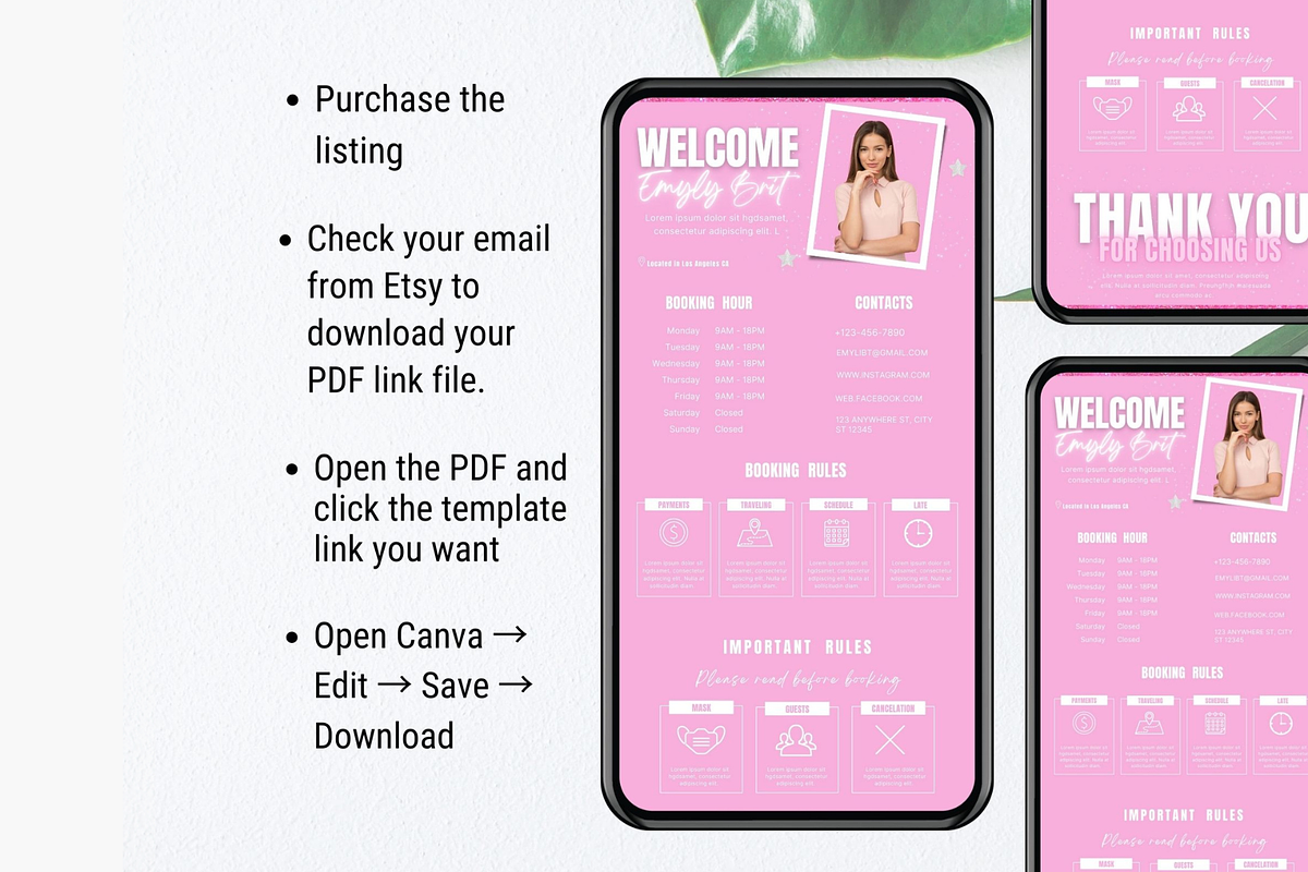 Acuity Scheduling Template, a Templates & Theme by TimCanvaTemplate (Photo 4 of 5)