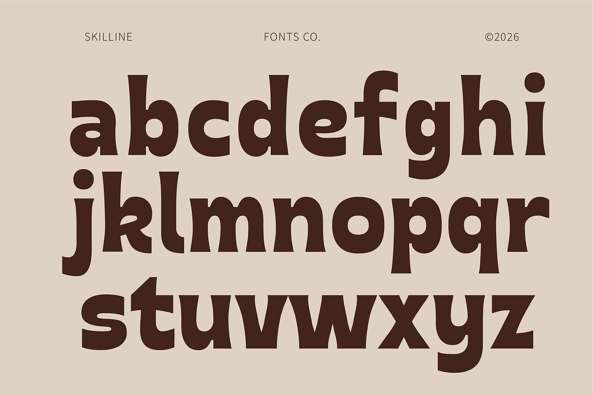 SFC Grina - Chunky Display Font, a Sans Serif Font by Skilline Supply Co. (Photo 4 of 8)