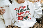 Cozy Nights & Christmas Movie Design, a Seasonal Illustration by Creative Art (Thumbnail 3 of 3)