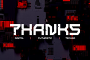 Sranot Future - Digital Techno Font, a Sans Serif Font by Iqsiart Studio (Thumbnail 7 of 7)