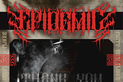 Argan, a Blackletter Font by Burntilldead (Thumbnail 13 of 13)
