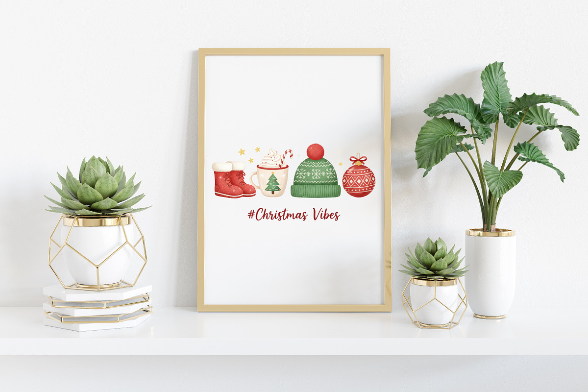 Christmas Vibes Cocoa Mug PNG, an Illustration by Craft Nest (Photo 3 of 6)