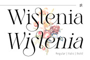 Wistenia Typeface, a Serif Font by Ivan Rosenberg (Thumbnail 1 of 18)