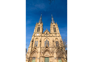 Eglise Sainte-Segolene in Metz - Lorraine, France, an Architecture Photo by Leonid Andronov