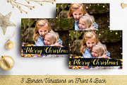 Christmas Card Template Photoshop, a Card Template by Nifty Template Studio (Thumbnail 6 of 13)