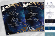 X-mas invitation and greeting card, an Invitation Template by holaholga (Thumbnail 1 of 3)