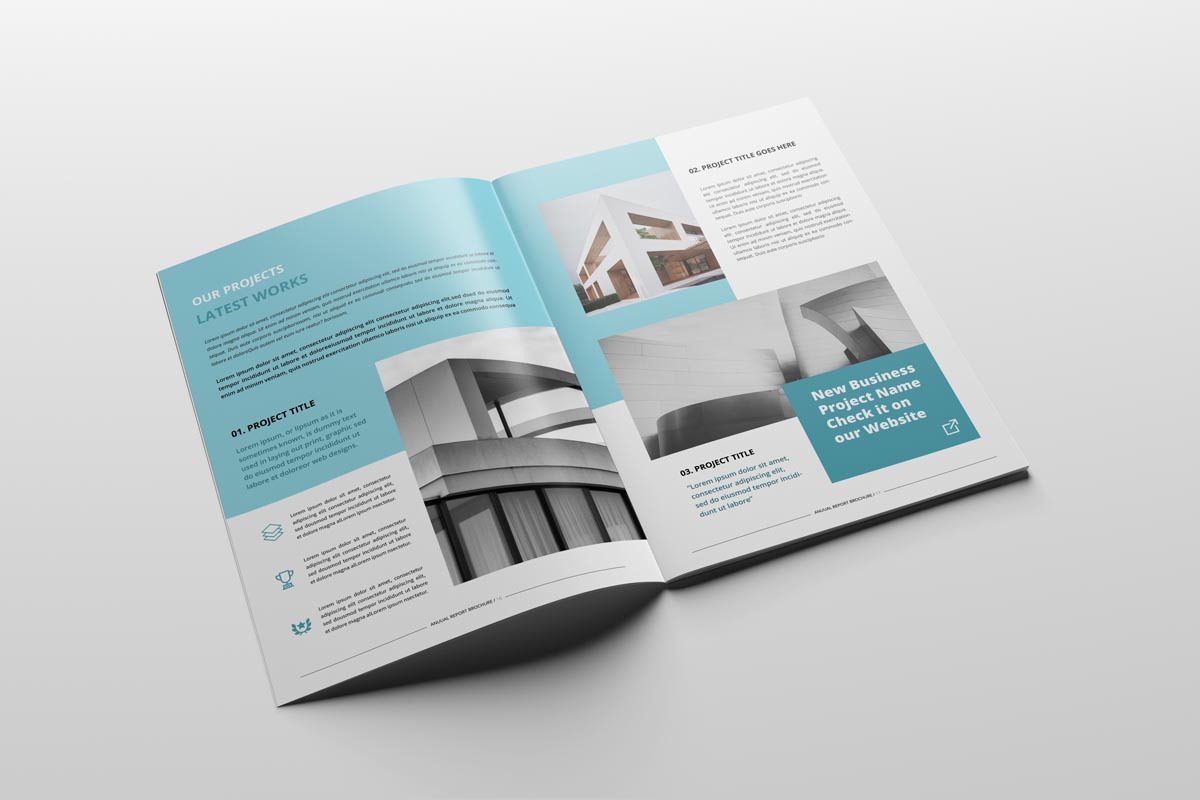 Annual Report Brochure, a Brochure Template by New Lines (Photo 4 of 8)