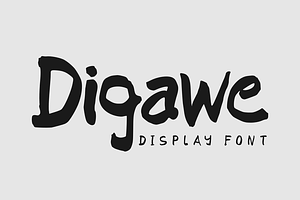 Digawe - Display Font