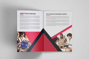 Abstract Annual Report Brochure