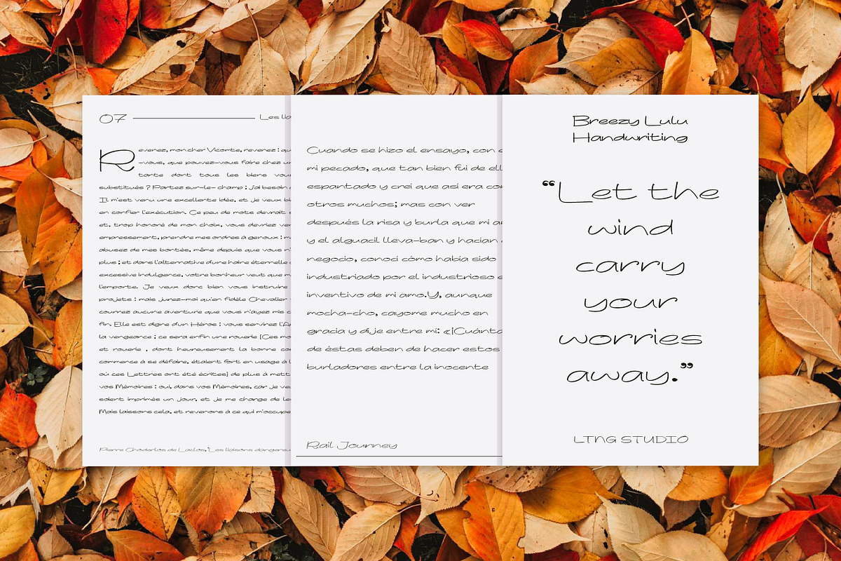 Breezy Lulu Handwritten, a Handwritten Font by LTNG STUDIO (Photo 4 of 8)