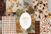 100 Autumn Backgrounds, a Background Graphic by PeDe Designs (Thumbnail 3 of 14)