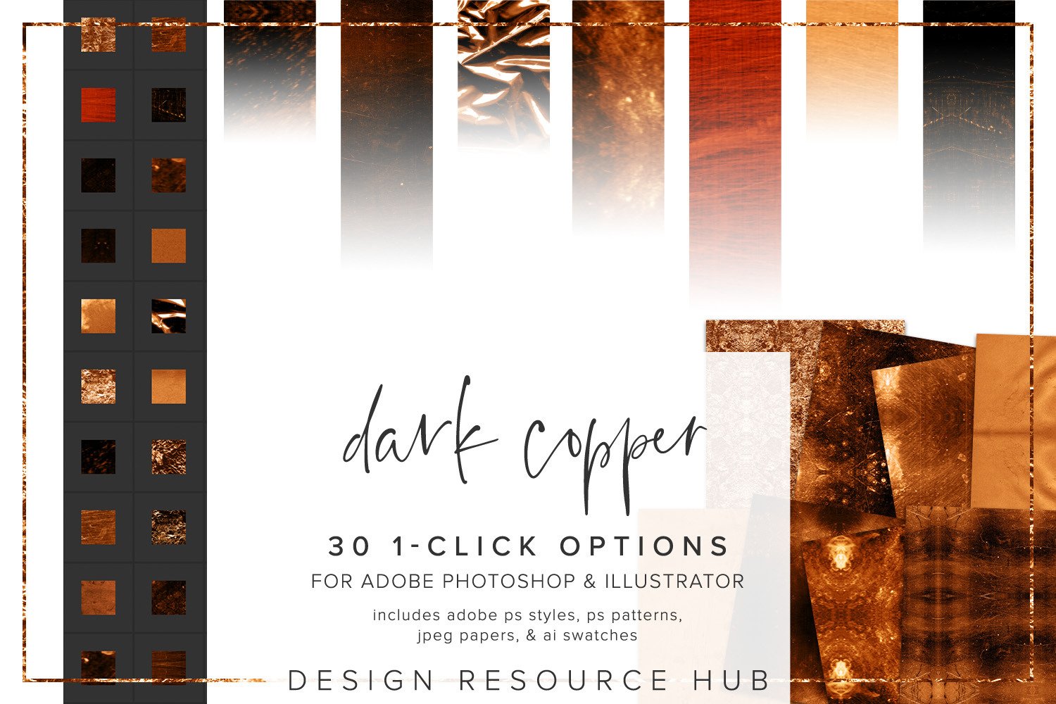 Dark Copper Photoshop Layer Styles