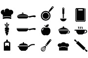 Kitchen Cooking Icon Vector Bundle, an Illustration by jahid234 (Thumbnail 44 of 51)