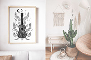 Boho linocut vector collection, an Object Graphic by Yamurchik (Thumbnail 3 of 14)