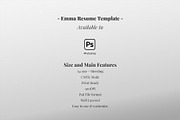 Emma Resume Template, a Resume Template by Nina Shaw (Thumbnail 11 of 11)