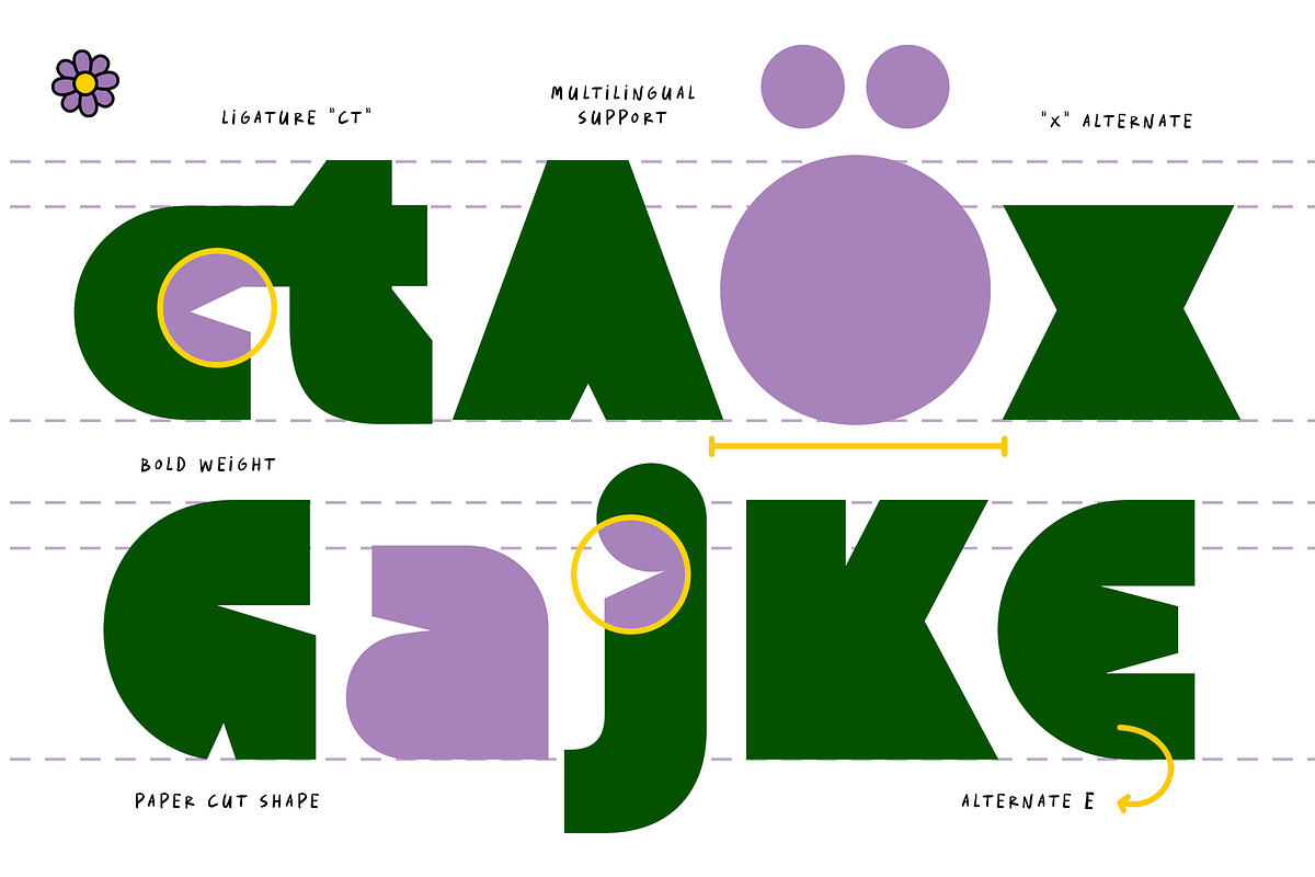 Foire - Playful Bold Solid Font, a Sans Serif Font by Typia Nesia (Photo 3 of 12)