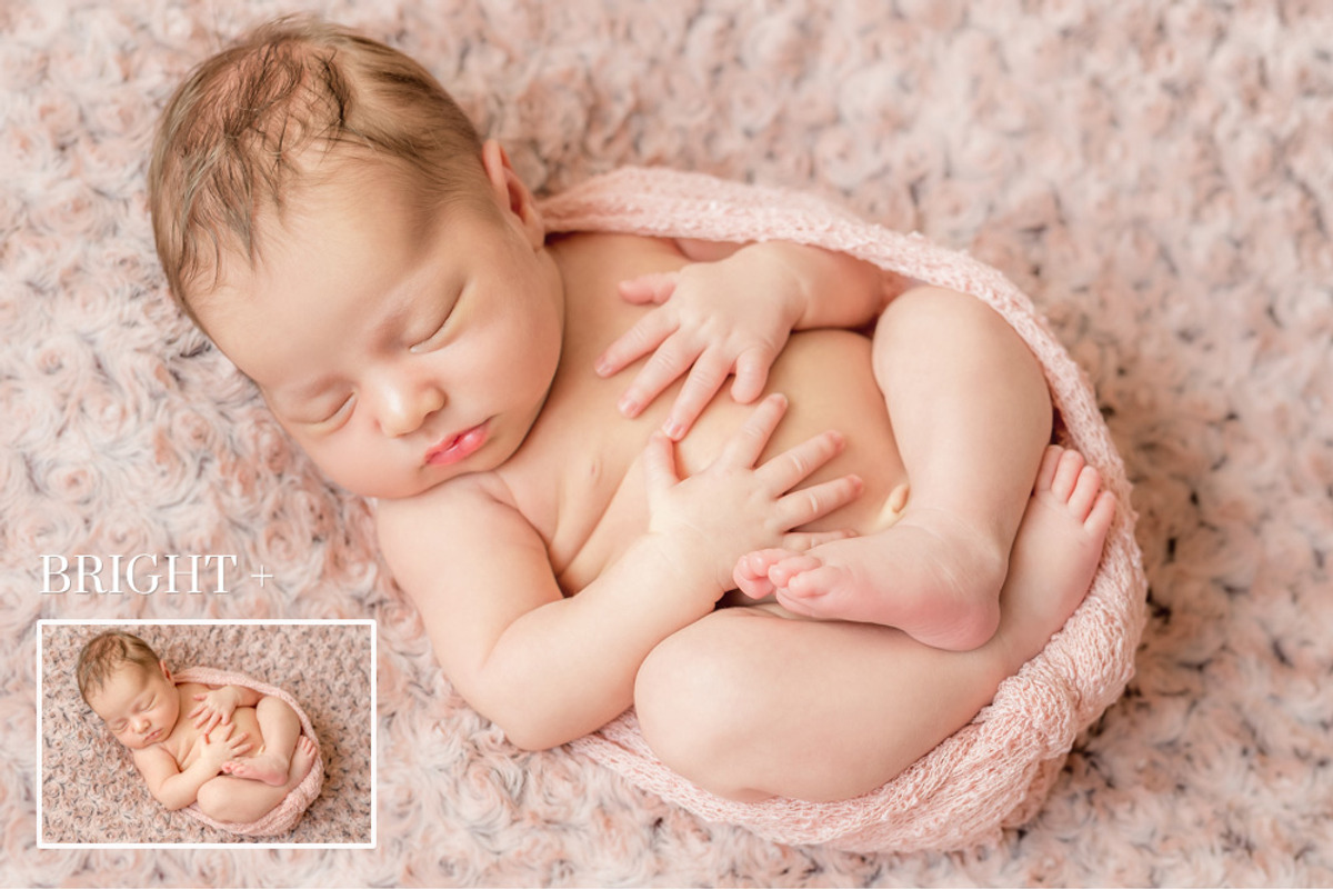 Newborn Lightroom Preset and Brushes, an Action Add-On by BeArt-Presets (Photo 3 of 12)