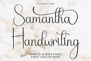 Samantha Handwriting, a Handwritten Font by InermediaSTUDIO (Thumbnail 1 of 8)