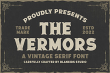 Vermors a Vintage Serif Font