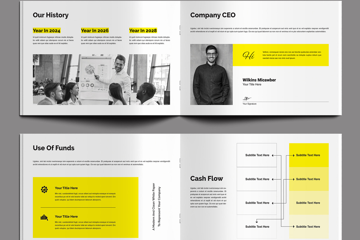 White Paper Design Template, a Brochure Template by MightyDesign (Photo 2 of 8)