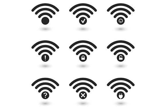 Creative Wifi Icons Set