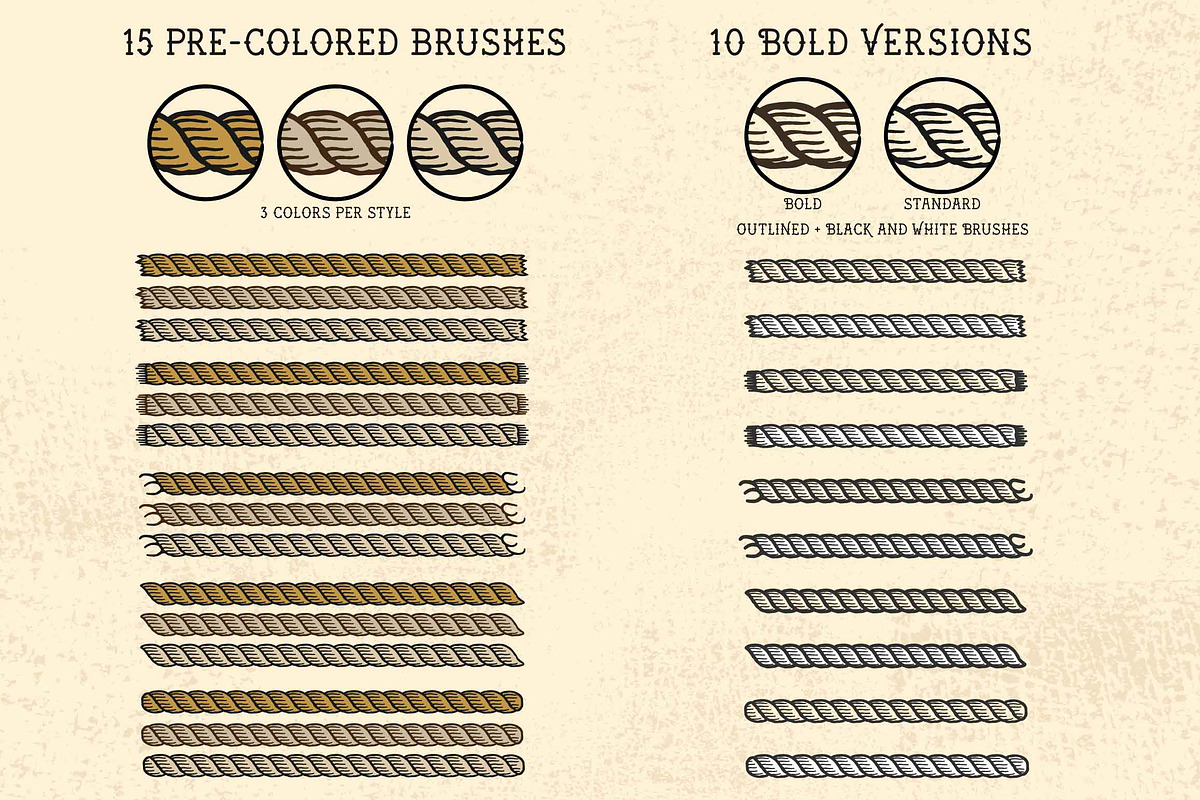 Sailor Mate´s Rope Brush Collection, a Brush Add-On by BAD TASTE (Photo 13 of 20)