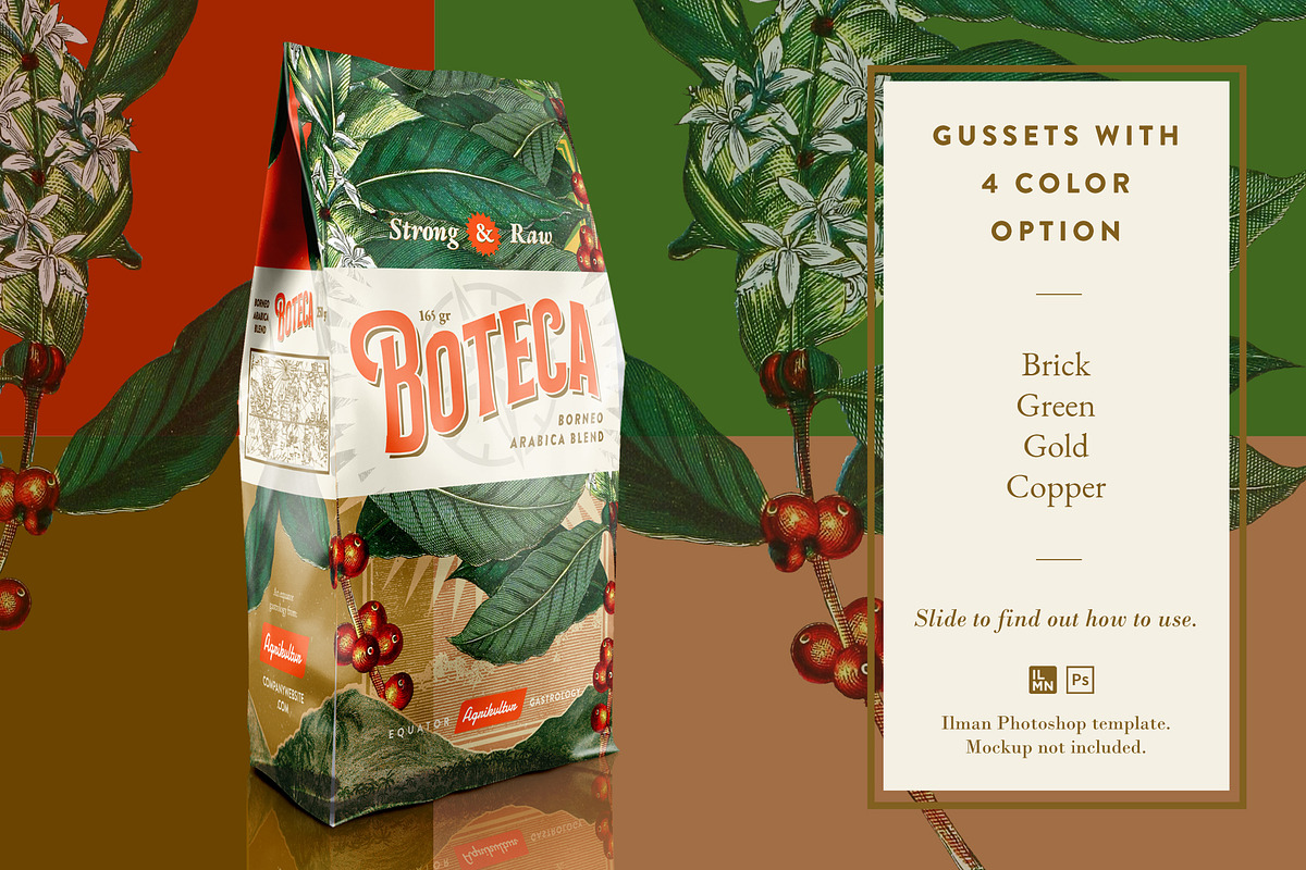 Boteca - Coffee Packaging Template, a Templates & Theme by Ilman (Photo 4 of 6)