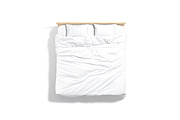 White Wooden Double Bed 3D Model, an Object 3D Model by rebrandy (Thumbnail 6 of 10)