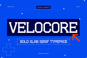 Velocore - Bold Slab Serif Typeface, a Slab Serif Font by Brand Earth (Thumbnail 1 of 7)