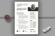 Professional Resume Layout, a Resume Template by MightyDesign (Thumbnail 1 of 8)