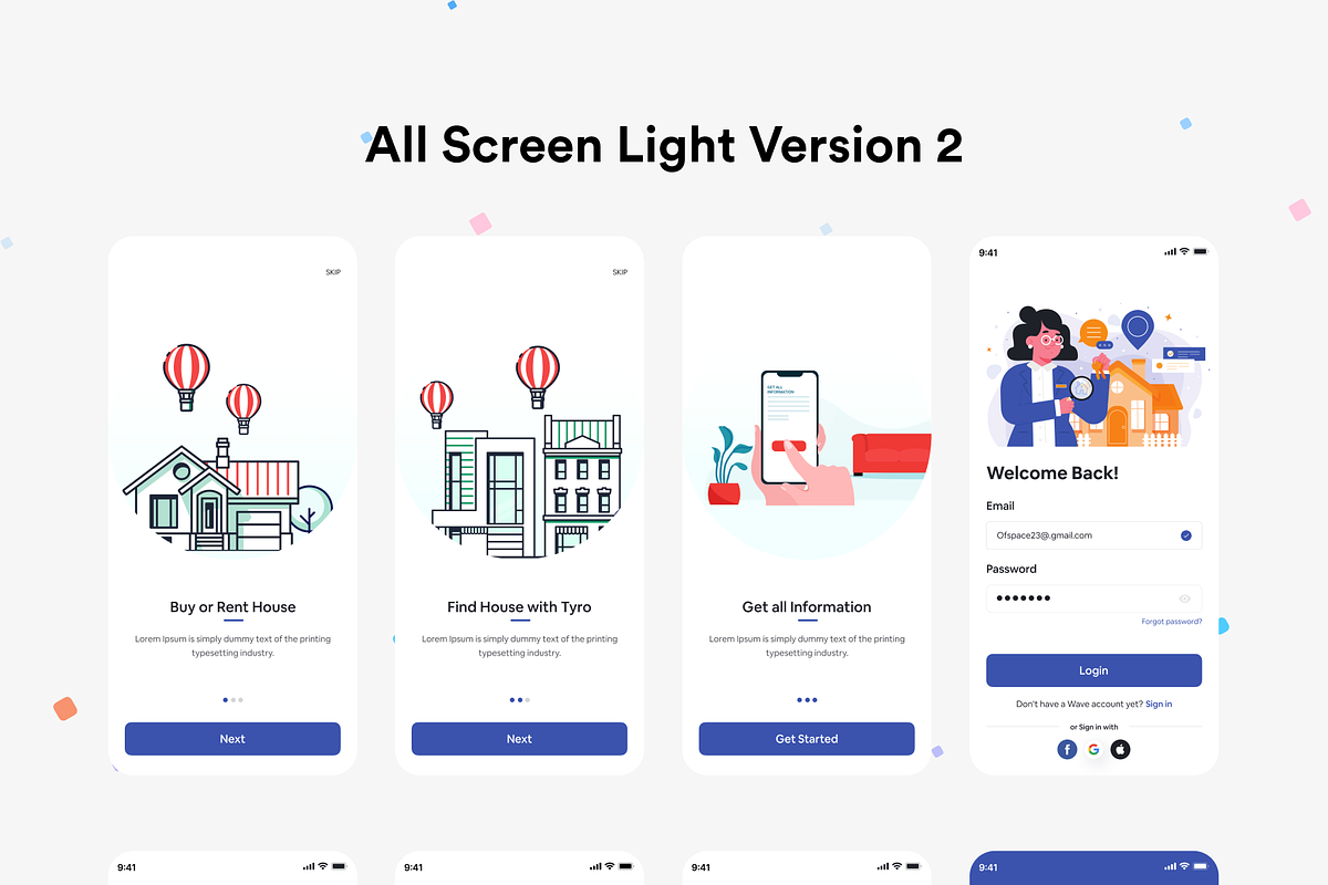 Minimo | Real Estate App UI Kit, an App Template by Ofspace Digital Agency (Photo 7 of 7)