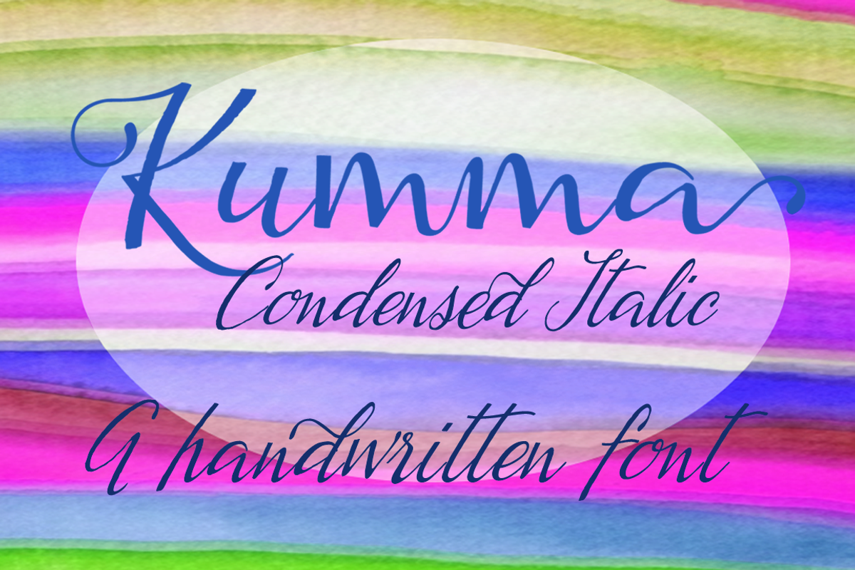 Kumma Condensed Italic