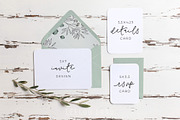 Rustic Wedding Suite Mockup Olive 2, a Print Template by ILLONA GRAPHICS (Thumbnail 1 of 6)