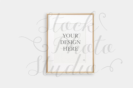 Gold Frame Mockup