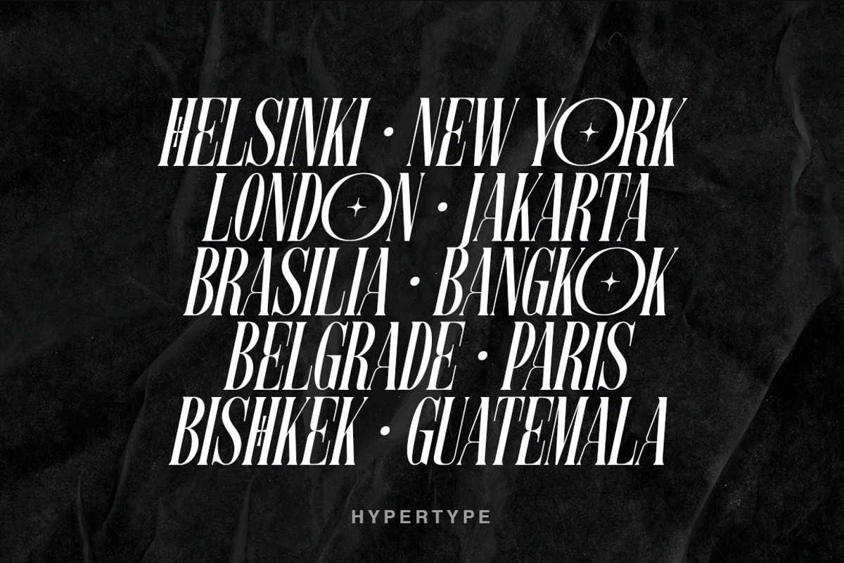Hypertype : Elegant Serif Display, a Serif Font by Fargun Studio (Photo 13 of 20)