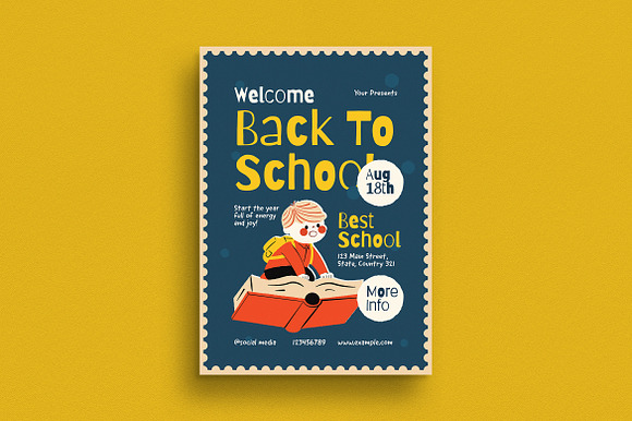 Back To School Event Flyer preview 4